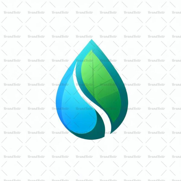 Wassertropfen und Blatt